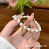 Exquisita Joyería de Mano Zju Estilo Étnico Barroco Joyería para Celebridades de Internet Suministro de Puesto Pulsera de Perlas de Agua Dulce