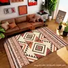 Alfombra para Sofá de Sala de Estar Persa Estilo Étnico Alfombrilla Decorativa para Suelo de Casa de Huéspedes Alfombrilla para Mesa de Café Alfombra Transfronteriza al por Mayor Marruecos