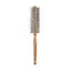 Peine Rulo de Cerdas de Jabalí y Madera de Loto para Rizos, Peine de Tubo de Aluminio para Peinar, Cuanto Más Peinas Más Rizos Creas, Peine Rulo Eléctrico Profesional para Peinar