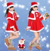 Disfraz de Navidad para niños y niñas, disfraz de Navidad para espectáculos, disfraz de Navidad para niños, disfraz de Navidad para espectáculos, conjunto de Papá Noel