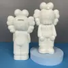 Oso fluido blanco en bruto diy hecho a mano red popular oso violento fluido adornos tienda hecha a mano puesto de mercado comercio exterior suministro al por mayor
