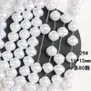Cientos de cuentas de cuerno de melocotón con forma aleatoria perlas barrocas de imitación accesorios de joyería de amor de varios tamaños materiales