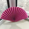 Suministros Creativos Chinos para Bodas Abanico de Papel Plegable DIY Tallado en Papel Marcadores de Carretera Chinos Decoraciones Florales Adornos Aéreos