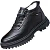 Sapatos de Algodão Masculinos para Comércio Exterior, Tênis Espessos e Forrados com Lã, Sapatos Casuais para Pais de Meia-Idade e Idosos, Sapatos de Algodão Quentes para Trabalho para Homens