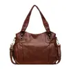 Bolsa Grande para o Trabalho para Mulheres, Bolsa Transversal de PU de Grande Capacidade, Bolsa de Ombro de Mão de Alta Qualidade, Bolsa Tote para Meia-Idade e Idosos, Estilo Retrô