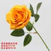Flor de un solo tallo rosa Alice serie champán ramo pequeño fresco flor de seda salón de bodas decoración suave arreglo floral rosa