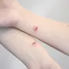 Nuevas Pegatinas de Tatuaje de Mano de Loto con Patrón Pequeño Estilo Chino con un Toque de Alta Gama, Simples y de Nicho, Pegatinas de Tatuaje Frescas y Minimalistas para Ventas Transfronterizas