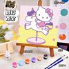 20*20 Desenho Animado Pintura a Óleo Digital DIY Colorir Pintura Decorativa Genshin Flor Pintura a Óleo Pintura a Óleo Digital Infantil Atacado