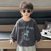 Ropa de Primavera y Otoño para Niños Sudadera con Bloques de Color Personalizada Estilo Coreano Ropa Exterior Pulóver Fresca de Moda para Niños Pequeños y Medianos Prendas Superiores Comercio Exterior