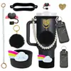 Botella de Agua Térmica Stanley Tapón Antipolvo Taza con Popote Tapa de Taza Correa de Mano Cordón para Botella de Agua Múltiples Estilos Versátiles Set