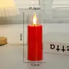 Luz de Vela Digital Tipo Bala LED Guion Cena a la Luz de Velas Disposición de Atmósfera Asesina Accesorios Creativo Control Remoto Luz de Vela