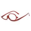 Gafas de lectura de alta calidad BJYX patilla de resorte espejo de maquillaje plegable independiente forma especial moda marca femenina espejo plano anti-luz azul