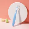 Cuchara de Silicona Suave para Bebé, Vajilla de Entrenamiento para Alimentar, Cuchara de Grado Alimenticio para Niños, Cuchara de Silicona Completa para Cereal de Arroz