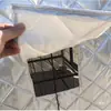 Casa para Perro Aislamiento Invernal, Cubierta Cálida para Jaula de Gato, Protección contra Viento y Nieve para Mascotas, Cubierta Exterior de Algodón Engrosado, Protección contra Frío y Heladas