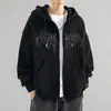 Sudadera con capucha para hombre, nueva sudadera de moda estilo americano para primavera y otoño 2023, chaqueta con cremallera para adolescentes