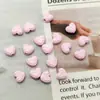 Macaron Amor Cuentas Pintura Horneada Material de Cuentas Accesorios para Joyería Cadena para Teléfono Móvil Accesorios de Aleación Corazón de Color Hecho a Mano