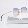 Gafas de Sol de Moda para Mujer 2025 Clásicas Retro Metálicas Poligonales Gafas de Sol para Hombre Directamente del Fabricante