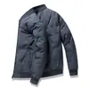 26 estilos de chaquetas de algodón de invierno de talla grande para hombre, abrigos de moda con cuello de béisbol, chaquetas casuales de invierno gruesas y modernas