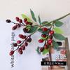 Simulación Baya Navideña Rama de Olivo Fruto de Olivo Adornos Decoración Hogar Nórdico Accesorios de Fotografía Baya Artificial