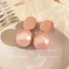 925 Prata Agulha Cyber Celebridade Pérola Brincos Retro Luz Luxo Nicho High-end Ear Studs Feminino Elegante Brincos