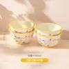 Tigela Pikachu Doméstica 2025 Nova Alto Valor Pessoal Fofa Cerâmica Louça Tigela de Arroz Tigela de Sopa