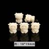 Suministrado directamente por el fabricante: Colección de Tallas de Frutas de Marfil, Cabeza de León, Cuentas Sueltas Pixiu, Colgantes, Accesorios para Joyería Semi-Terminados DIY