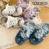 Sapatos Trench de Bolinhas Doces para Meninas 2026 Outono/Inverno Novo Estilo Laço de Fita Estilo Princesa Versátil Sapatos Esportivos para Exterior