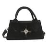 Bolso Cuadrado Pequeño Portátil Bolso de Mujer de Moda para Ir al Trabajo Texturizado para Axila Bolso de Mujer Verano 2024 Simple Estilo Occidental Bandolera de Hombro