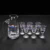 Nuevo Set de Vino Copa de Vino Blanco Copa de Licores Dispensador de Vino de Cristal Copa de Vino Pequeña Caja de Regalo traje Set de Siete Piezas Shihuai