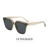 GLAZZY Nuevas Gafas de Sol Estilo Pequeño Libro Rojo GM Sentido Avanzado Estilo ins Sesión de Fotos Callejeras Gafas de Sol con Protección UV para Hombres