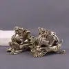 Latão Vela Suave o Ano Todo Seguro Criatura Mítica Unicórnio Entrada Mesa de Centro Decoração de Mesa um Par de Unicórnios da Sorte