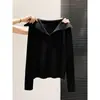 Suéter de punto de cuello en V ajustado para otoño e invierno para mujer, atuendo navideño estilo coreano, suéter rojo único y hermoso