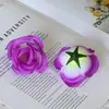 Flores Artificiais de Seda 7cm Cabeças de Rosa Decoração de Parede de Flores Decoração de Hotel Material para Headdress/Guirlanda Feito à Mão DIY