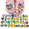 Desenho Animado Pokemon Fofo Pikachu Sapatos de Furo Flor de Sapato Fivela de Sapato Cola Macia DIY Acessórios para Sapatos Amazon Atacado