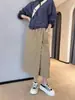 Pantalones Falda de Trabajo a Prueba de Agua, Aire Libre, Estilo Montaña Coreano Jimo, Frescos y Transpirables, Falda de Paraguas Línea A de Longitud Media para Mujer, Nuevo Modelo de Verano