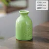 Vaso Cerâmico Colorido Pequeno Transfronteiriço Arranjo de Flores Hidropônicas Recipiente para Flores Secas Decoração de Sala de Estar Mesa de Escritório Esmalte Colorido Artesanal