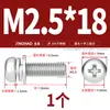 Parafuso Combinado de Aço Inoxidável 304 Jinchao Cabeça Redonda Parafuso de Três Combinações Parafuso com Fenda Cruzada Cabeça Pan M2M3M4M5M6M10