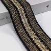 En stock Venta Directa Estilo Étnico Retro Accesorios para Material de Zapato Línea Dorada y Plateada Cinta Estilo Arroz Cinturón Estilo Bohemio