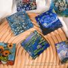 Pintura a Óleo Criativa Van Gogh Monet Acrílico Adesivos Magnéticos para Geladeira Pinturas de Paisagem Retrô Adesivos de Decoração para Casa Adesivos Magnéticos