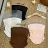 Nuevo estilo de chica caliente americana de verano, impresionante camisola transparente con retazos y estampado de letras para mujer, corte ajustado y favorecedor