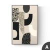 Pintura Decorativa Moderna de Lujo Ligero para Entrada de Sala de Estar Blanco y Negro Gris Arte Abstracto Fondo Pared Pasillo Vestíbulo Pintura Vertical Colgante