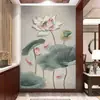 Papel Tapiz Clásico Chino de Loto Estéreo 3D para Pared de Fondo de Vestíbulo, Revestimiento de Pared para Sala de Estar, Revestimiento de Pared para Dormitorio, Mural para Villa