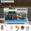 Aquário para Tartaruga, Tanque Ecológico Especial para Criação de Tartarugas com Plataforma de Sol, Tanque de Plástico para Tartarugas Brasileiras, Tanque Pequeno para Criação Doméstica, Aquário Paisagístico