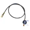 Fogareiro de Cassete de Uso Duplo Conexão Lateral Tubo de Metal Mangueira de Tanque de Gás Liquefeito Adaptador Extensor Conversor para Recipiente