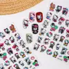 Populares Calcomanías 5D Planas para Uñas Cyansea, Dibujos Animados de Hello Kitty, Calcomanías Divertidas para Uñas con Adhesivo en la Parte Trasera