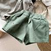 Nuevos pantalones cortos de algodón para niños y niñas, pantalones cortos de color caramelo para bebés, pantalones casuales para niños y niñas, pantalones de moda de verano estilo coreano