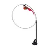 Juguete Popular para Gatos Transfronterizo Caña Única Ventosa Pluma Pájaro Atrapador Palo para Gatos Cable de Acero Desmontable Juguete Atrapador para Gatos