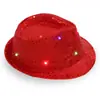 Gorra Jazz Luminosa de alta gama, colorida, con destellos, para adultos y niños, Gorra Mágica, especial para actuación en escenario, punto especial, al por mayor
