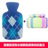 Bolsa de agua caliente de tamaño pequeño, con inyección de agua, de peluche, para niños, con relleno de agua, de goma, con dibujos animados