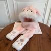 Conjunto de Tres Piezas de Gorro, Bufanda y Guantes para Niños para Invierno Niños y Niñas Bufanda para el Cuello a Prueba de Viento y Cálida Gorro Espesado para Dedos del Pie de Bebé